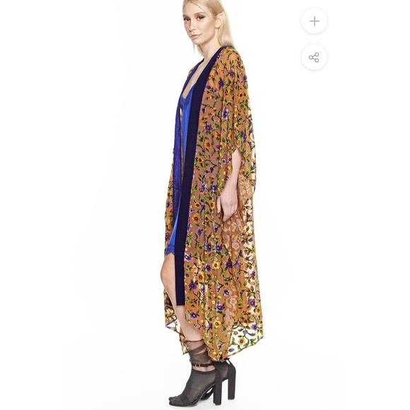 NWT ARATTA Rose of the Wild Kimono (OS) - Picture 5 of 7